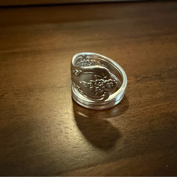 Magnolia Wrap Spoon Ring - Picture 5 of 13